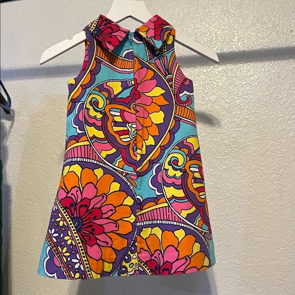 Lilly Pulitzer Pink label psychedelic print dress size 3 girls - Picture 2 of 7